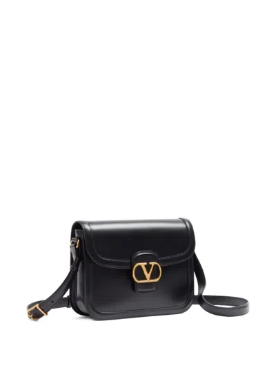 Valentino Garavani Vlogo Shoulder Bag In Black