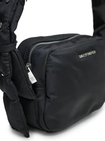 Daily Paper Logo-lettering Shoulder Bag In Black