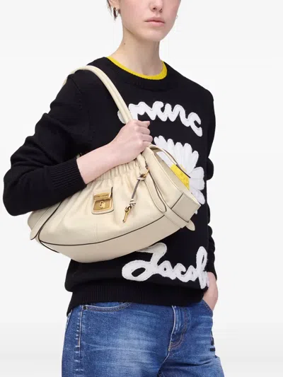 Marc Jacobs Small Satchel Bag Gold-tone Hardware In Neutral