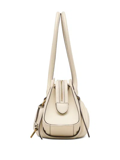 Marc Jacobs Small Satchel Bag Gold-tone Hardware In Neutral