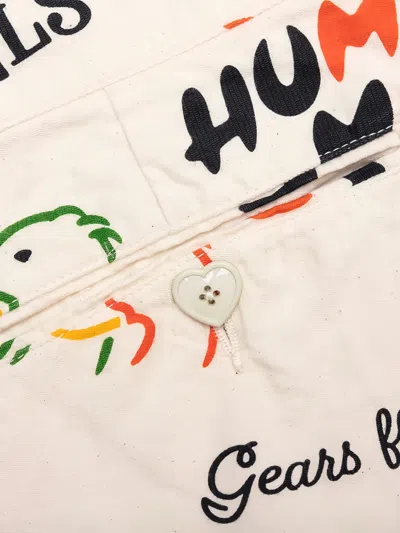 Human Made Duck-print Trousers In Neutral