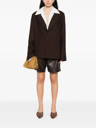 Séfr Peak-lapels Blazer In Black