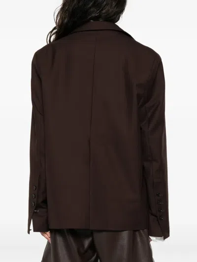 Séfr Peak-lapels Blazer In Black