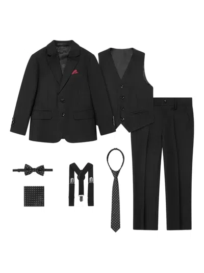 Suitlab Single-breasted Suit In Black