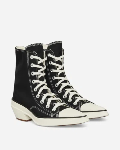 Converse Luxe Pointed High-top Sneakers In Black