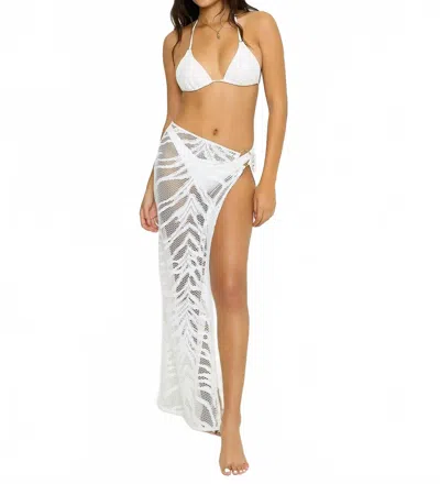 Beach Bunny Tika Maxi Skirt In White In Neutral