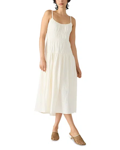 Steve Madden Toby Stretch Cotton Dress In White