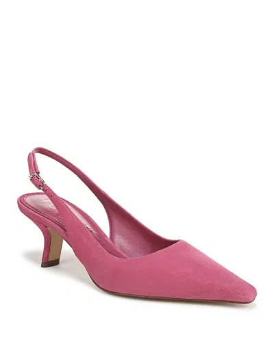 Sam Edelman Bianka Slingback Kitten Heels In Pink