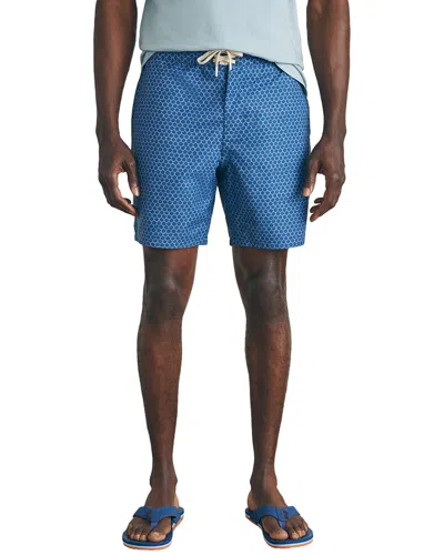 Faherty Sunwashed Boardshort In Blue