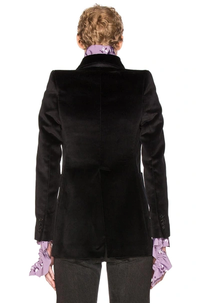 Shop Vetements 70s Jacket In Black