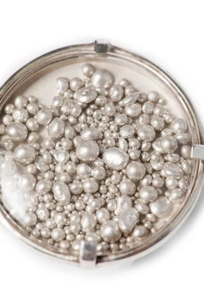 Ann Demeulemeester Mena Medallion Ring In Burgundy