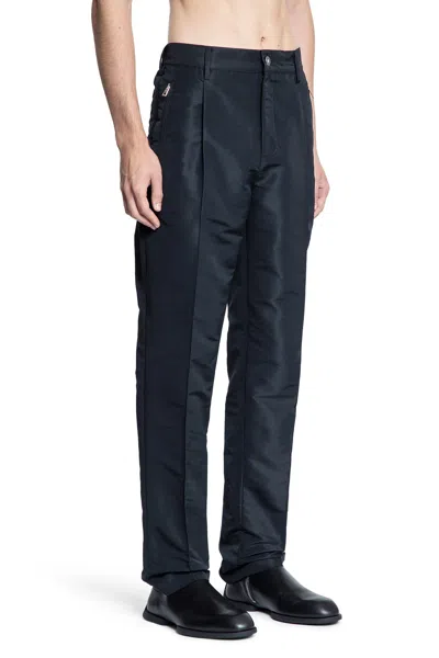 Givenchy Stitched Pleat Nylon Trousers In Black