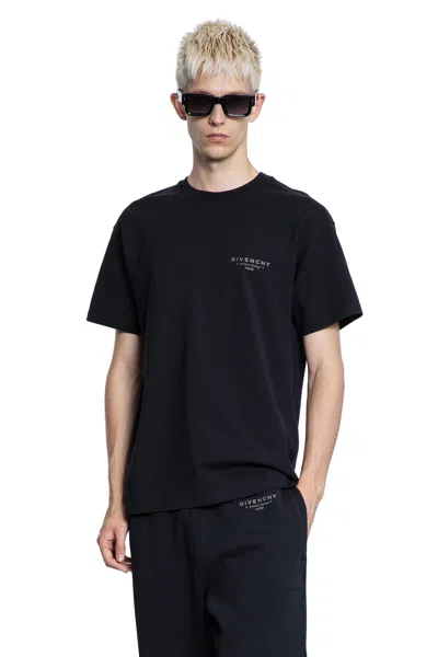 Givenchy Cotton T-shirt With Stamp Print Clothing In Black