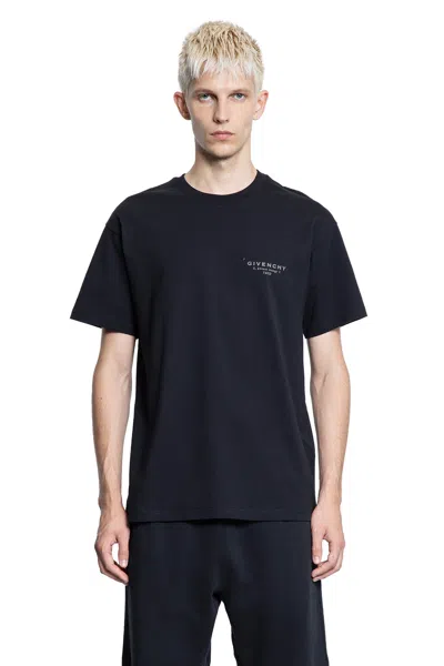 Givenchy Cotton T-shirt With Stamp Print Clothing In Black