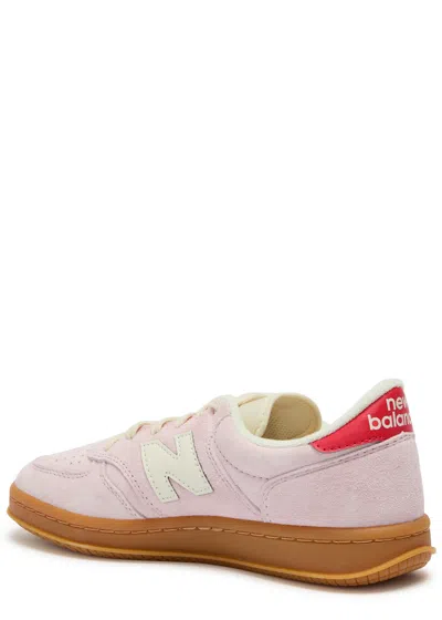 New Balance T500 Woman Sneakers Light Pink Size 7.5 Leather In Pink