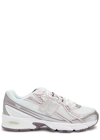 New Balance Pink Low Top Sneakers With Logo Patch On Side And Tongue And Perforated Panels In Pink