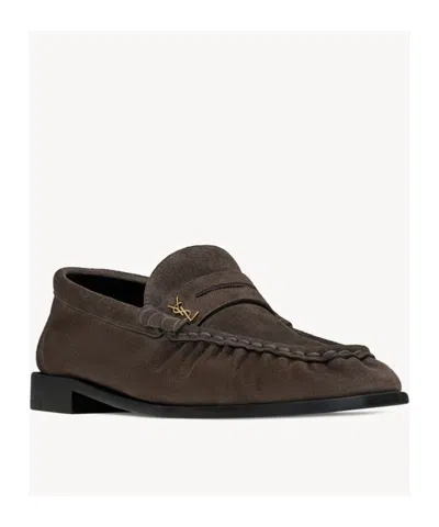 Saint Laurent Le Loafer 15 In Brown