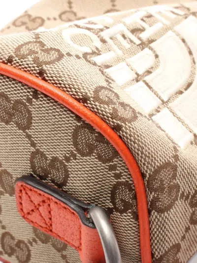 Pre-owned Gucci × The North Face 2010s Gg Canvas Handbag In Neutral