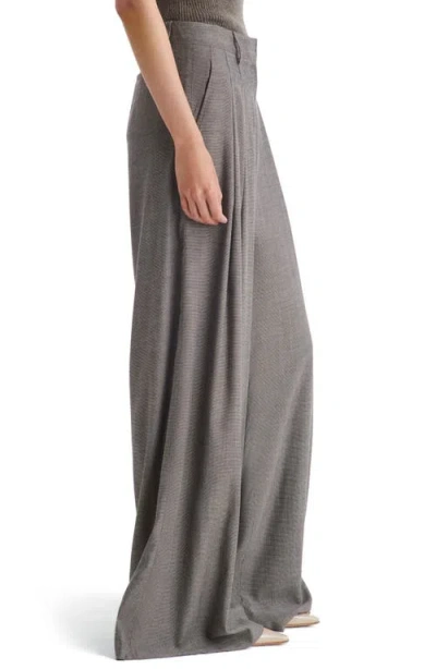 Twp New Didi Pleated Stretch Wool Wide Leg Pants In Gray