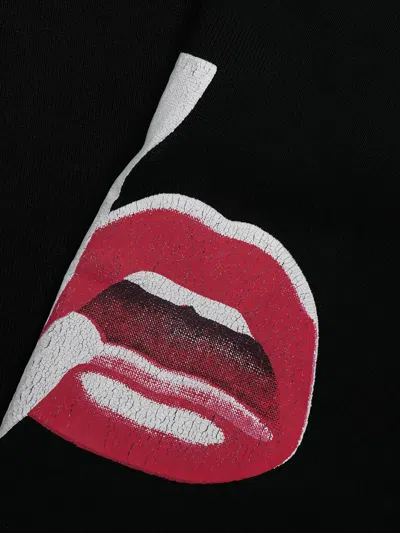 Emotionally Unavailable X Tom Wesselmann Smoking Lips Track Pants In Black