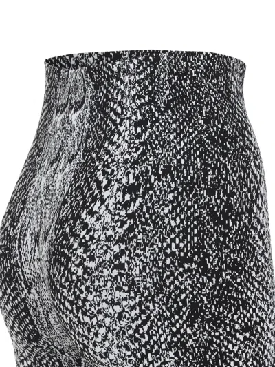 Wolford Python Print High Waist Leggings In Gray