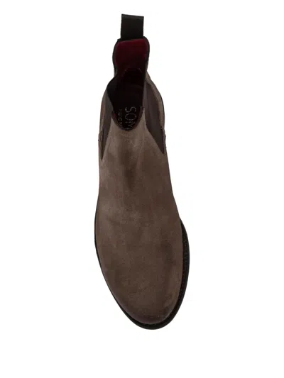 Sommet Elastic-panel Boots In Brown