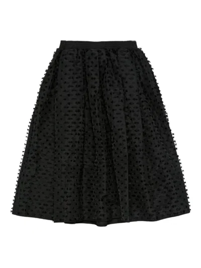 Cecilie Bahnsen Pleated Skirt In Black
