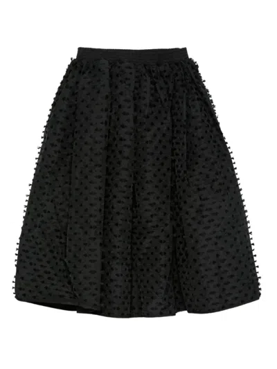 Cecilie Bahnsen Pleated Skirt In Black