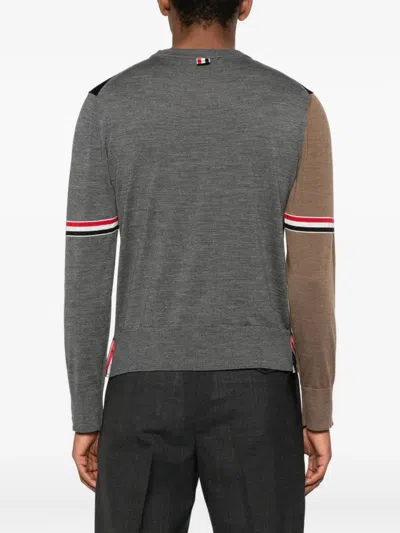 Thom Browne Virgin Wool Sweater In Blue