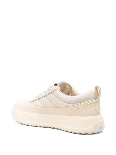 Moncler Canvas Altive Sneakers Rubber Sole In Neutral