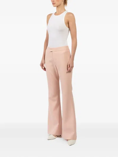 Smythe Flared Trousers In Pink