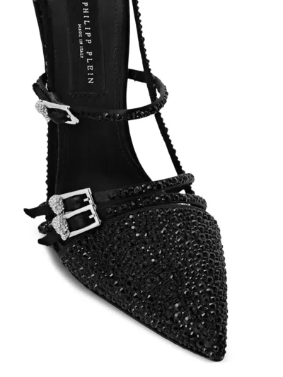 Philipp Plein 120mm Slingback Pumps In Black