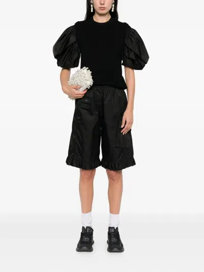 Cecilie Bahnsen Bill Vest Recycled Cashmere In Black