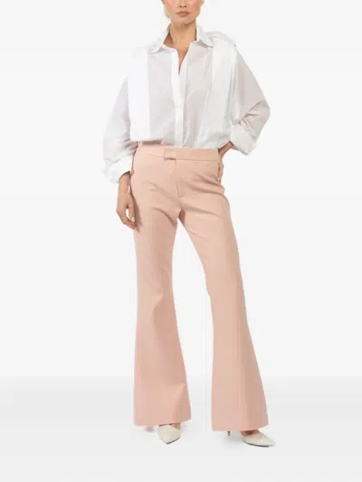 Smythe Pleat-detail Shirt In White