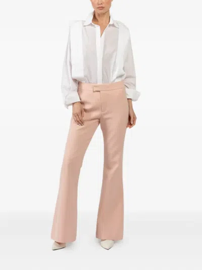 Smythe Pleat-detail Shirt In White