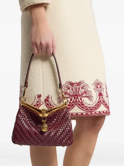 VELLA 皮质小号手提包