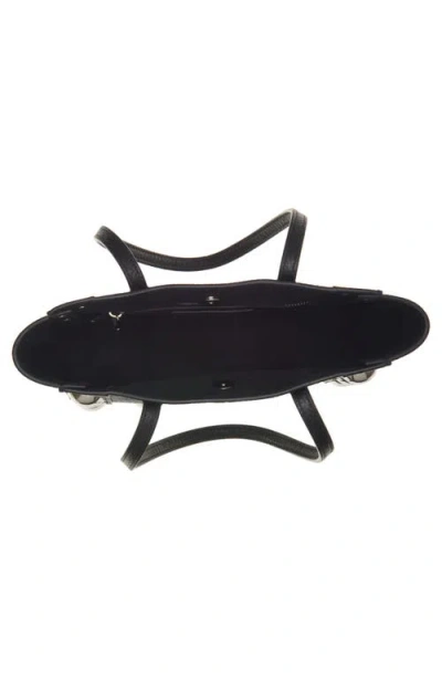 Valentino Nellcote Mini Shopping Tote Bag In Leather In Black