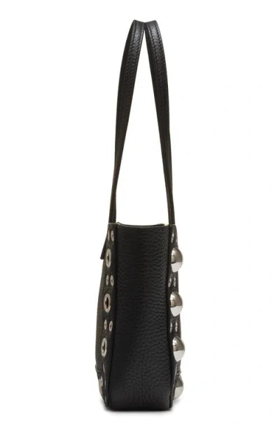 Valentino Nellcote Mini Shopping Tote Bag In Leather In Black