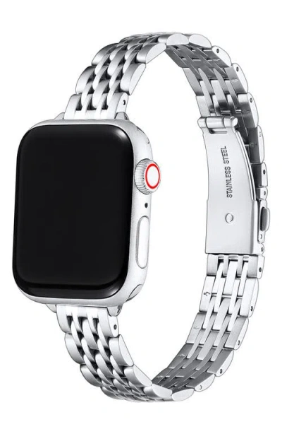 The Posh Tech Apple Watch® Se & Series 7/6/5/4/3/2/1 Bracelet Watchband In Neutral