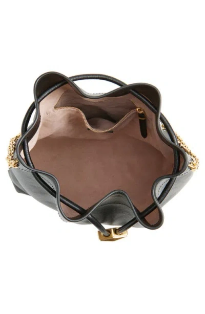 Jimmy Choo Cinch Leather Drawstring Bucket Bag In Multi