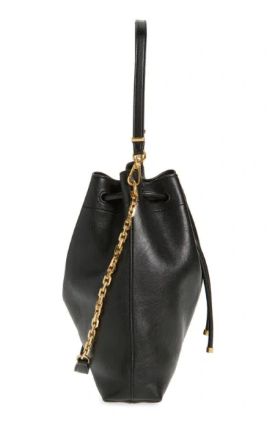 Jimmy Choo Cinch Leather Drawstring Bucket Bag In Multi