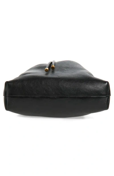 Jimmy Choo Cinch Leather Drawstring Bucket Bag In Multi