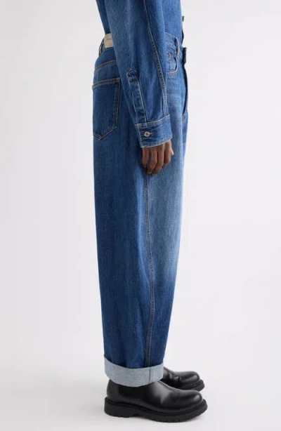 Givenchy Twisted Seam Jeans In Blue