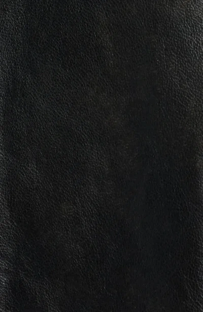 Sam Edelman Lambskin Leather Jacket In Black