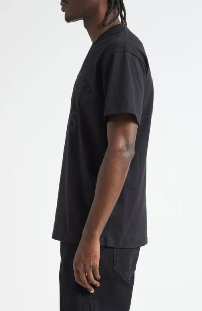 Givenchy Black T-shirt With Maxi Logo On The Front In Cotton Man