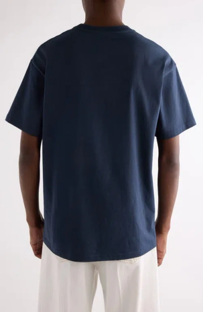 Givenchy Men Black Crewneck T-shirt With Maxi Logo Lettering On The Front In Cotton Man