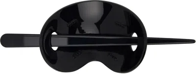 Gohar World Black Bean Barrette In Black