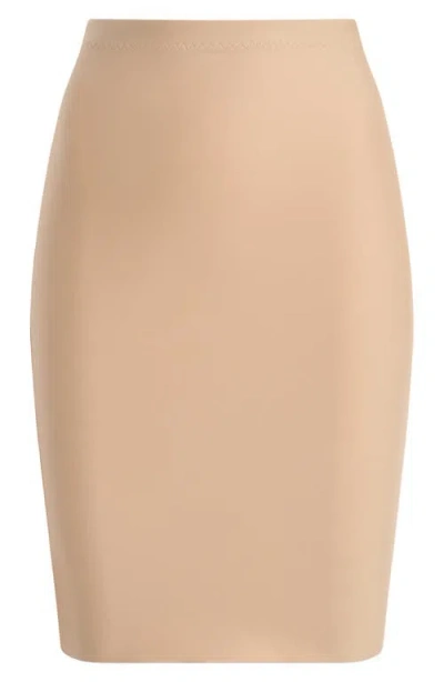 Commando Two-faced Tech High Waist Shaper Skirt In Neutral