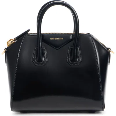 Givenchy Borsa A Mano Antigona Piccola In Pelle Cioccolato  Donna In Black