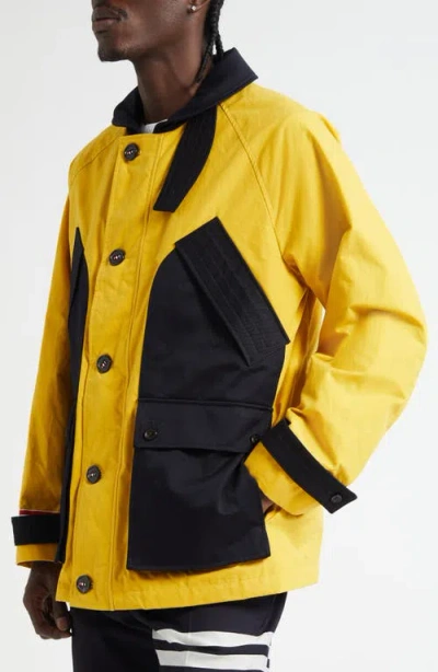 Thom Browne Jacket In Yellow